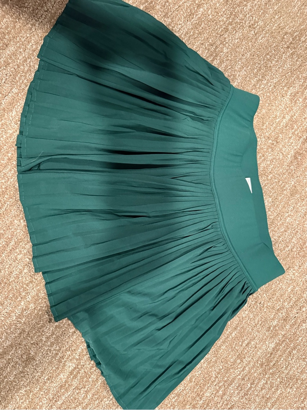 Amazon Deep Green Pleated Women's Skort